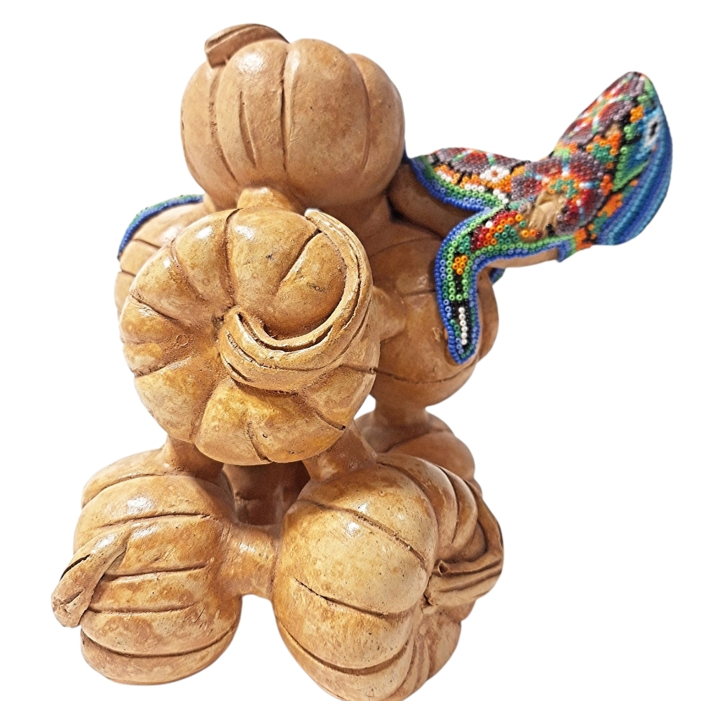 🎉HP🎉Iguana Huichol Native Art Sculpture - Picture 6 of 9